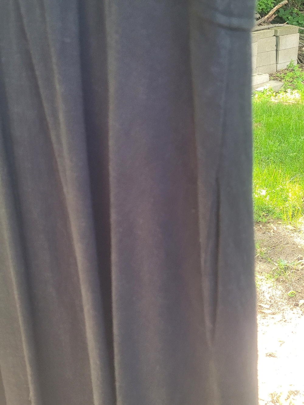 Universal Thread Black Tie-Front Button Midi Dress - Picture 5 of 6